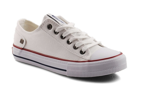 Big Star DD274336 białe trampki + skarpetki Big Star DD274336 białe trampki + skarpetki