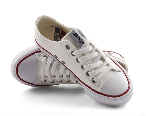 Big Star DD274336 białe trampki + skarpetki Big Star DD274336 białe trampki + skarpetki