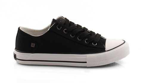Big Star DD274338 czarne trampki + skarpetki Big Star DD274338 czarne trampki + skarpetki