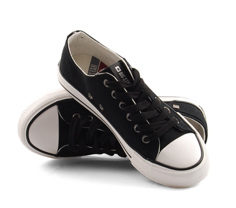 Big Star DD274338 czarne trampki + skarpetki Big Star DD274338 czarne trampki + skarpetki