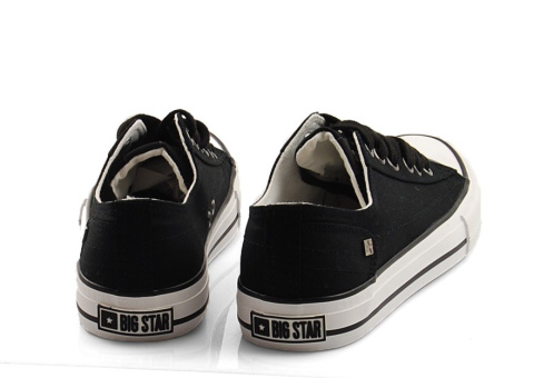 Big Star DD274338 czarne trampki + skarpetki Big Star DD274338 czarne trampki + skarpetki