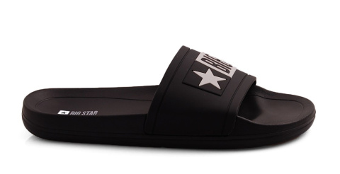 Big Star DD174699 czarne klapki Big Star DD174699 czarne klapki