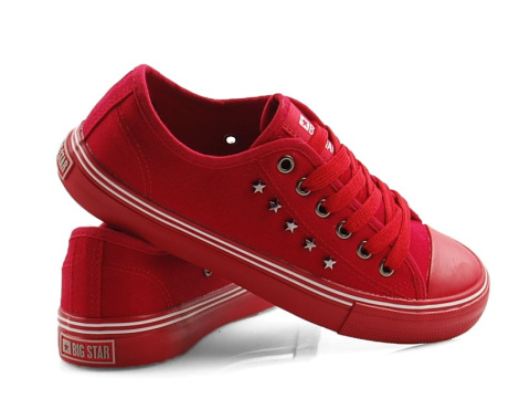 Big Star DD274614 czerwone trampki+skarpetki Big Star DD274614 czerwone trampki+skarpetki