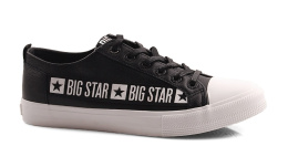 Big Star EE174069 czarne trampki + skarpetki