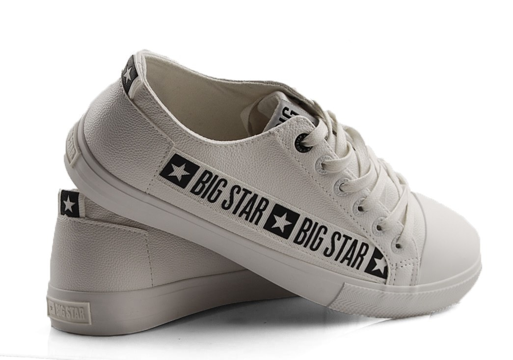Big Star EE174070 białe trampki + skarpetki