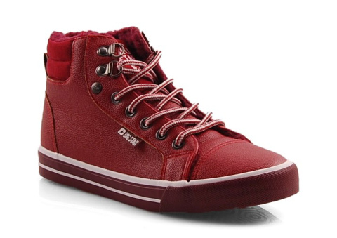 Big Star EE274412 ocieplane czerwone trampki Big Star EE274412 ocieplane czerwone trampki
