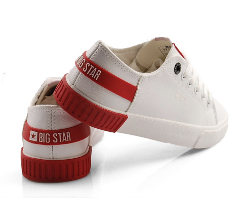 Big Star FF274174 białe trampki+skarpetki Big Star FF274174 białe trampki+skarpetki