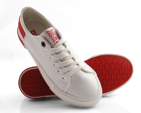 Big Star FF274174 białe trampki+skarpetki Big Star FF274174 białe trampki+skarpetki