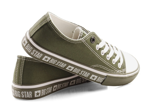 Big Star FF274240 zielone trampki+skarpetki Big Star FF274240 zielone trampki+skarpetki