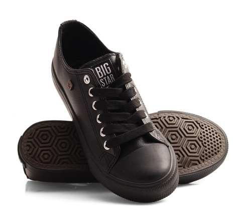 Big Star V274871SS20 czarne trampki+skarpetki Big Star V274871SS20 czarne trampki+skarpetki