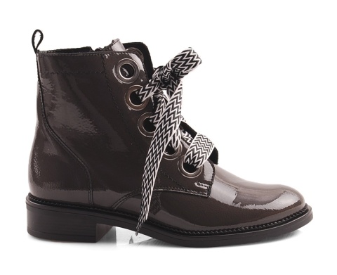 Contes 518 lakierowane popielate trzewiki Contes 518 lakierowane popielate trzewiki