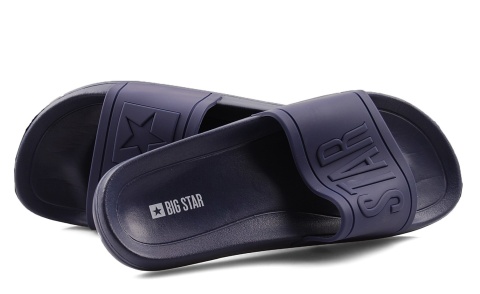 Big Star DD174688 granatowe klapki Big Star DD174688 granatowe klapki