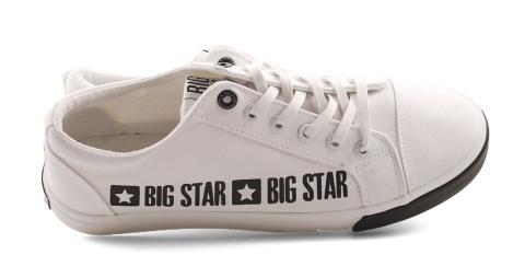Big Star FF174526 białe trampki + skarpetki Big Star FF174526 białe trampki + skarpetki
