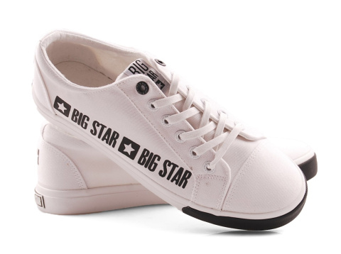 Big Star FF174526 białe trampki + skarpetki Big Star FF174526 białe trampki + skarpetki