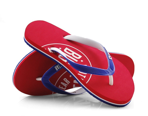 Big Star FF274A299 czerwono-granatowe japonki Big Star FF274A299 czerwono-granatowe japonki