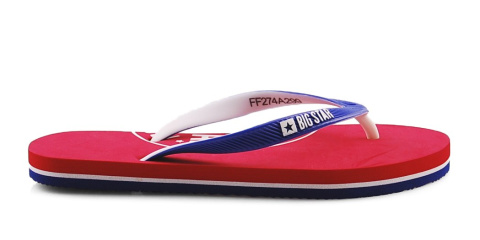 Big Star FF274A299 czerwono-granatowe japonki Big Star FF274A299 czerwono-granatowe japonki
