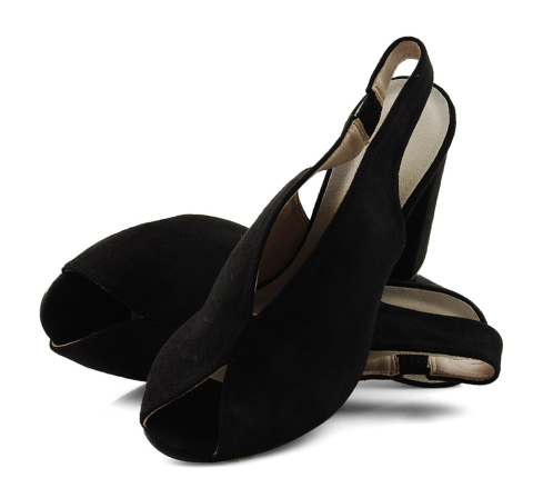 Filippo DS1292 czarne sandały Filippo DS1292 czarne sandały