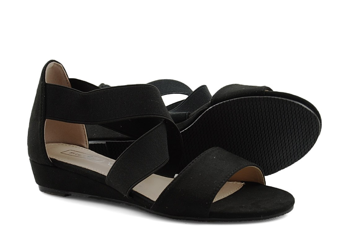 Filippo DS1363 czarne sandały