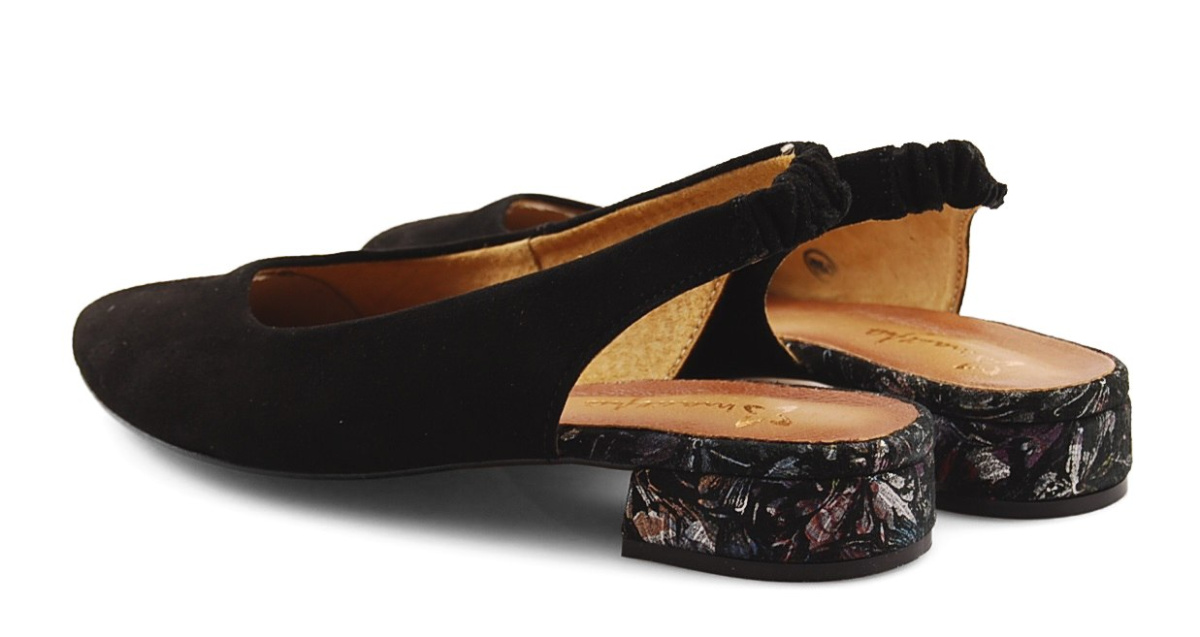 Maciejka 04482 czarne skórzane sandały
