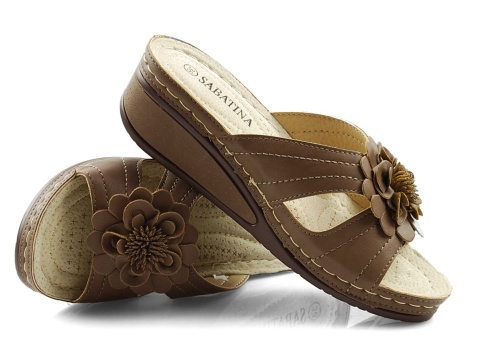 Sabatina L18003 beżowe klapki Sabatina L18003 beżowe klapki