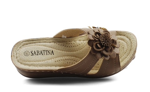 Sabatina L18003 beżowe klapki Sabatina L18003 beżowe klapki