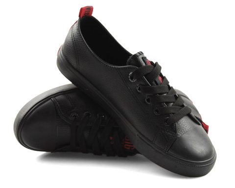 Big Star GG274007 czarne trampki + skarpetki Big Star GG274007 czarne trampki + skarpetki