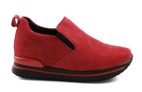 Filippo DBT1512 czerwone skórzane półbuty Filippo DBT1512 czerwone skórzane półbuty