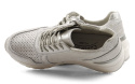 Filippo DP1423 srebrne skórzane sneakersy