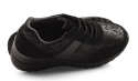 Filippo DP1527 czarne skórzane sneakersy
