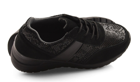 Filippo DP1527 czarne skórzane sneakersy Filippo DP1527 czarne skórzane sneakersy