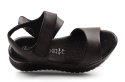Jaromin 5171 czarne skórzane sandały
