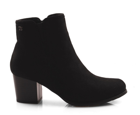 T.Sokolski Z20-111 czarne botki zamszowe