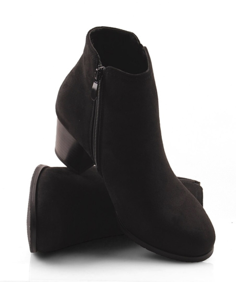 T.Sokolski Z20-111 czarne botki zamszowe