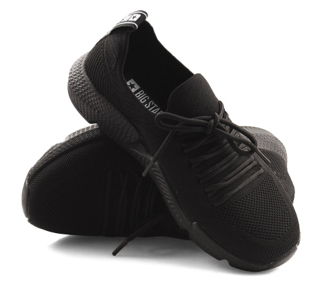 Big Star DD274579 czarne sneakersy+skarpetki Big Star DD274579 czarne sneakersy+skarpetki