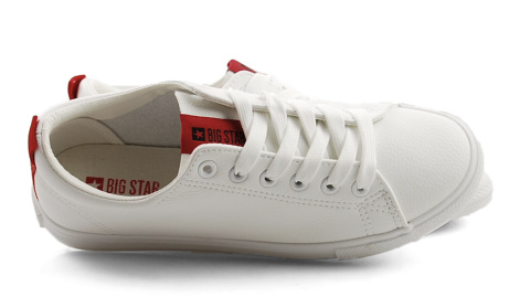 Big Star DD274685 białe trampki + skarpetki Big Star DD274685 białe trampki + skarpetki