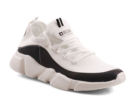 Big Star FF274A052 białe sneakersy+skarpetki Big Star FF274A052 białe sneakersy+skarpetki