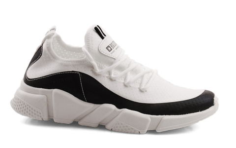 Big Star FF274A052 białe sneakersy+skarpetki Big Star FF274A052 białe sneakersy+skarpetki