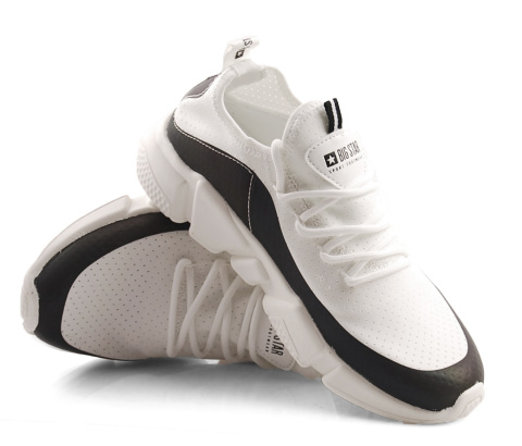 Big Star FF274A052 białe sneakersy+skarpetki Big Star FF274A052 białe sneakersy+skarpetki