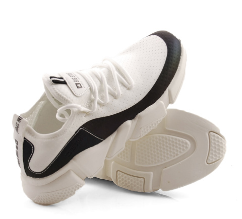 Big Star FF274A052 białe sneakersy+skarpetki Big Star FF274A052 białe sneakersy+skarpetki