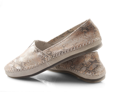 Filippo DP031 wężowe skórzane mokasyny