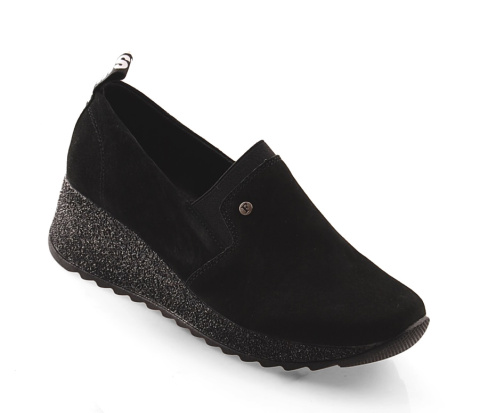 Filippo DP1500/21 czarne skórzane półbuty z napisami Filippo DP1500/21 czarne skórzane półbuty z napisami