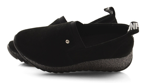 Filippo DP1500/21 czarne skórzane półbuty z napisami Filippo DP1500/21 czarne skórzane półbuty z napisami