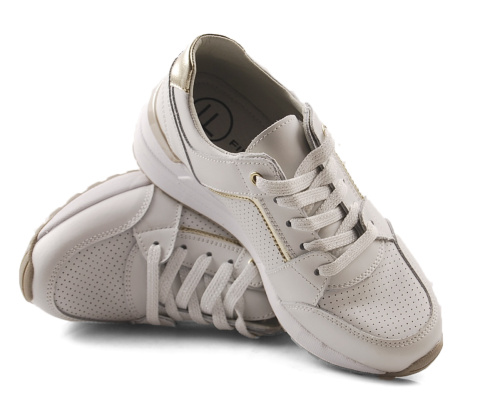 Filippo DP2003 białe skórzane sneakersy Filippo DP2003 białe skórzane sneakersy