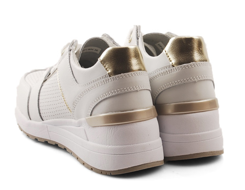 Filippo DP2003 białe skórzane sneakersy Filippo DP2003 białe skórzane sneakersy