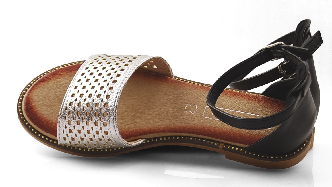 Filippo DS2102 srebrne sandały