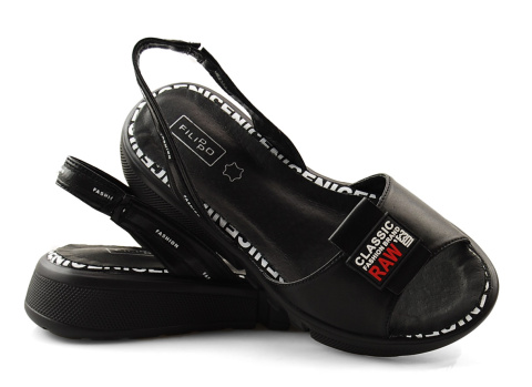 Filippo DS2352 czarne sandały Filippo DS2352 czarne sandały