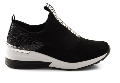 Filippo Dp1689 czarne skórzane sneakersy Filippo Dp1689 czarne skórzane sneakersy