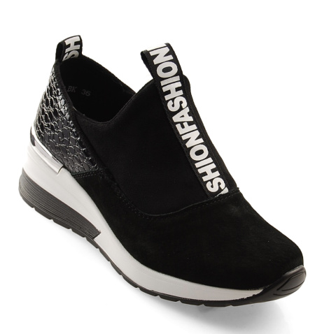 Filippo Dp1689 czarne skórzane sneakersy Filippo Dp1689 czarne skórzane sneakersy