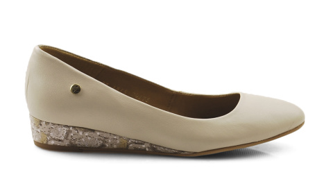 Maciejka 01818 beżowe skórzane czółenka Maciejka 01818 beżowe skórzane czółenka