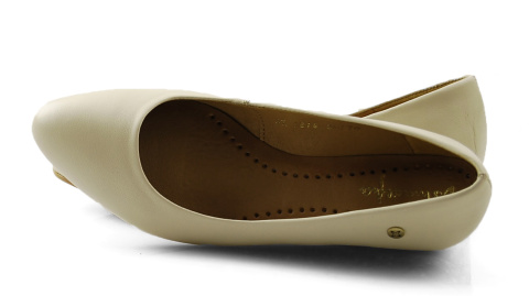 Maciejka 01818 beżowe skórzane czółenka Maciejka 01818 beżowe skórzane czółenka